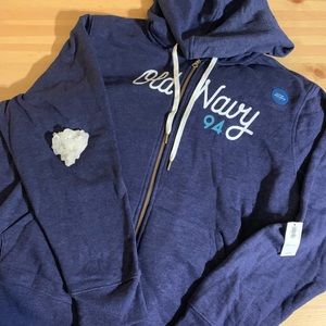 🌸Old Navy Blue sweater with white logo